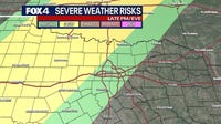 Dallas Weather: Severe storms, large hail threaten North Texas Tuesday night