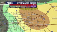 Dallas weather: Severe storms hit northeast Texas counties