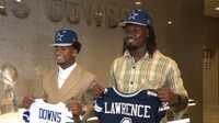 Dallas Cowboys introduce 2026 first round picks Caleb Downs, Malachi Lawrence