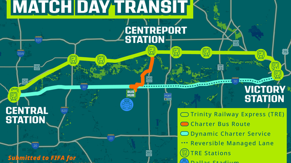 Dallas leaders unveil transportation plans for World Cup