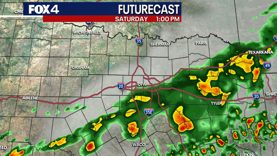 Dallas weather: Stormy start to Saturday