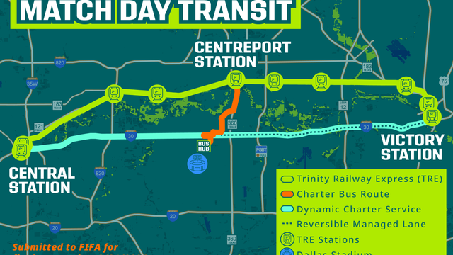 Dallas leaders unveil transportation plans for World Cup