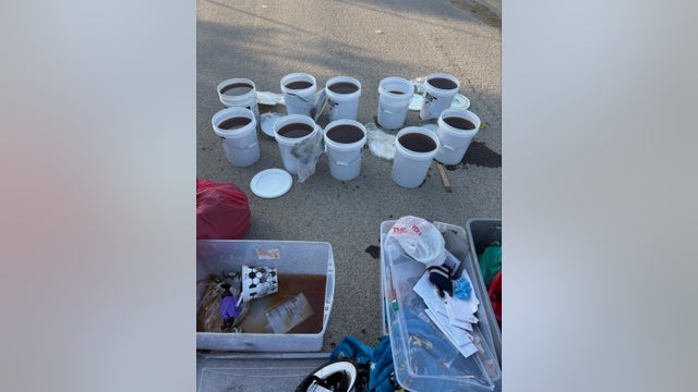 2 dead after Forth Worth crash with 10 buckets of liquid meth in van