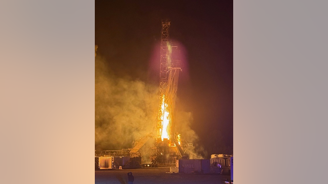 East Texas gas well fire near Etoile expected to burn for days After explosion