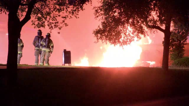 Truck driver critically injured, 9,000-gallon gasoline tanker ignites after Fort Worth crash