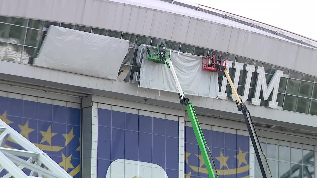 LOOK: AT&T Stadium begins covering sponsorship signage for FIFA World Cup