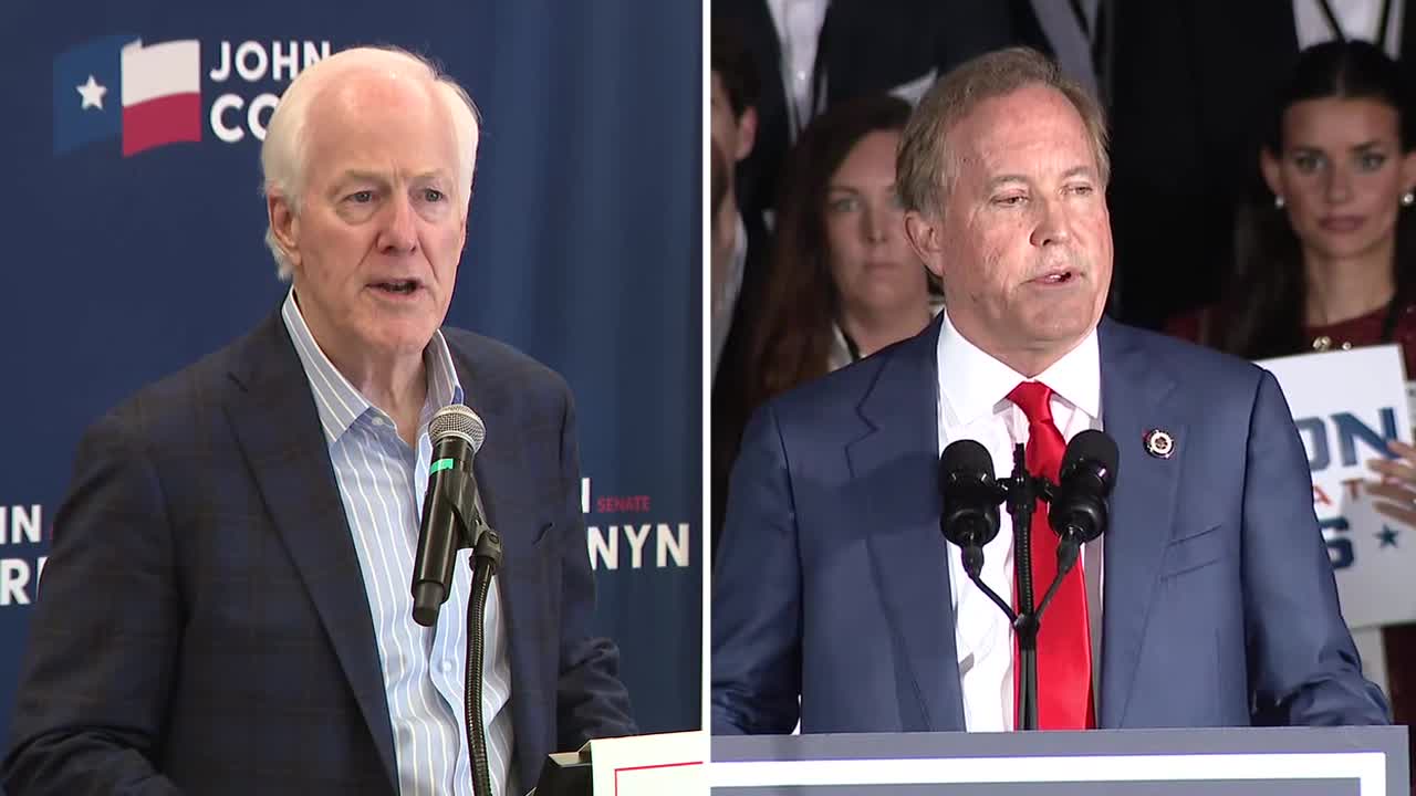 Texas U.S. Senate Runoff: Cornyn and Paxton battle for Republican nomination as early voting begins