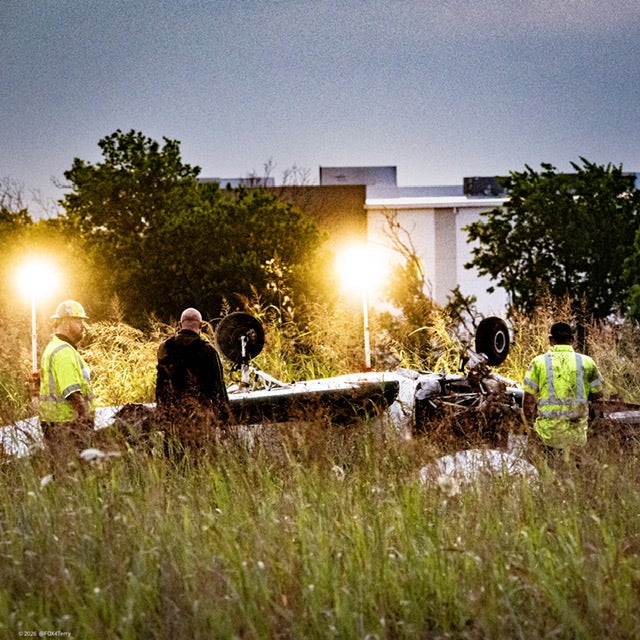 3 Dallas PD officers injured in Forney plane crash; no fatalities