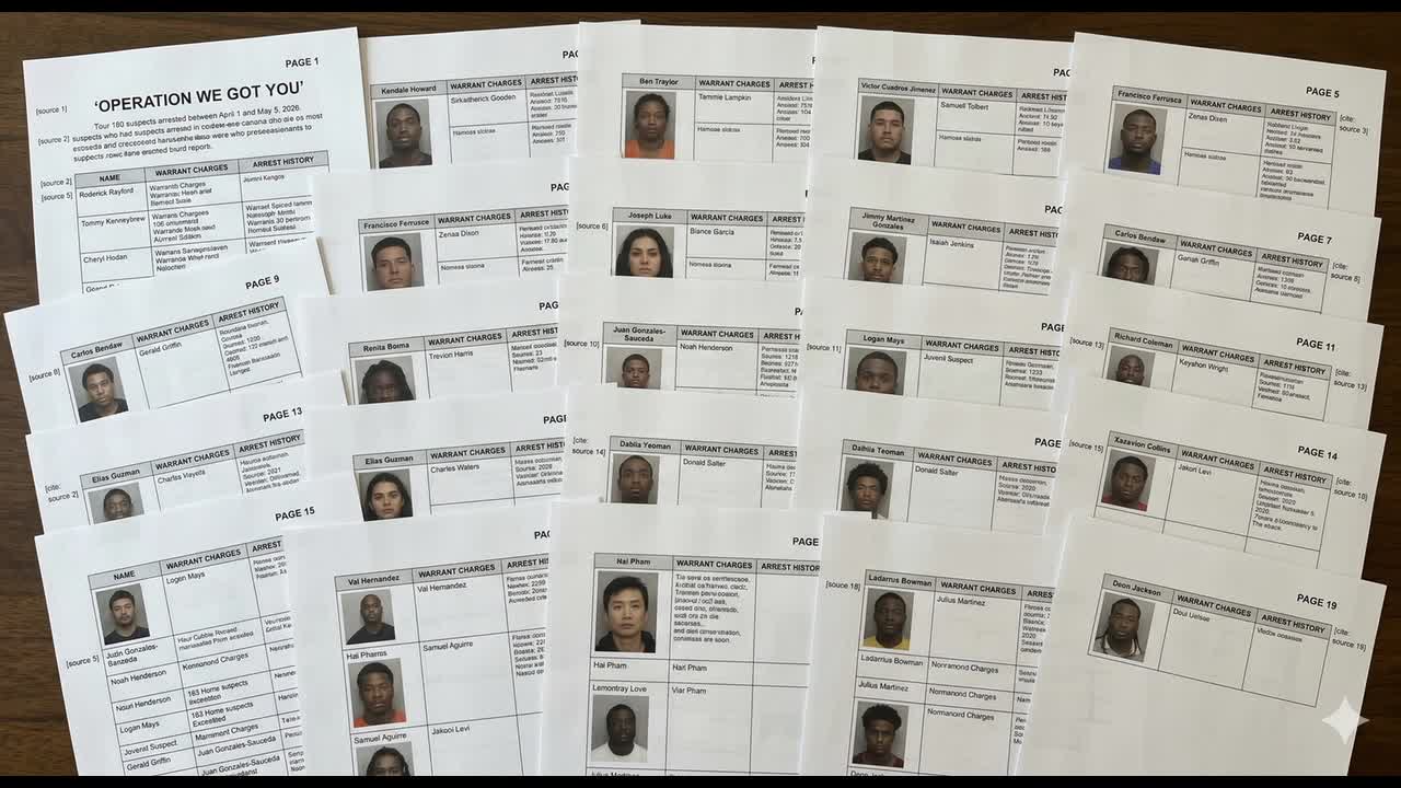 ‘We Got You’: Dallas police arrest 160+ violent criminals in joint operation