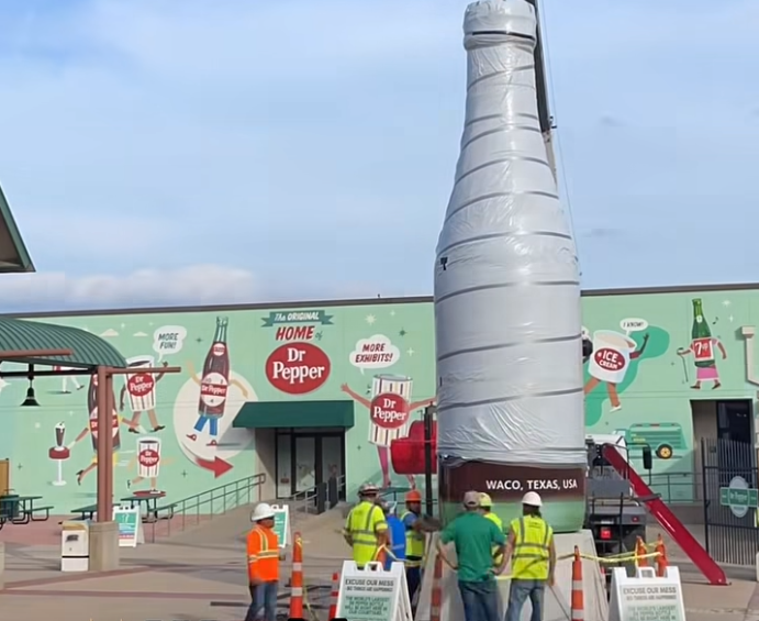Dr Pepper Museum to unveil world's largest Dr Pepper bottle at 35 anniversary 'birthday bash'