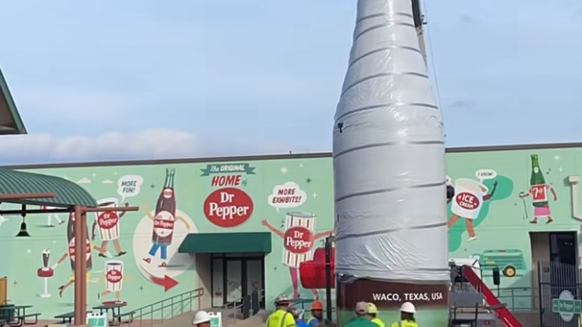 Dr Pepper Museum to unveil world's largest Dr Pepper bottle at 35 anniversary 'birthday bash'