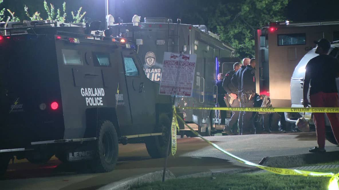 Garland SWAT standoff ends with bank robbery suspect’s arrest