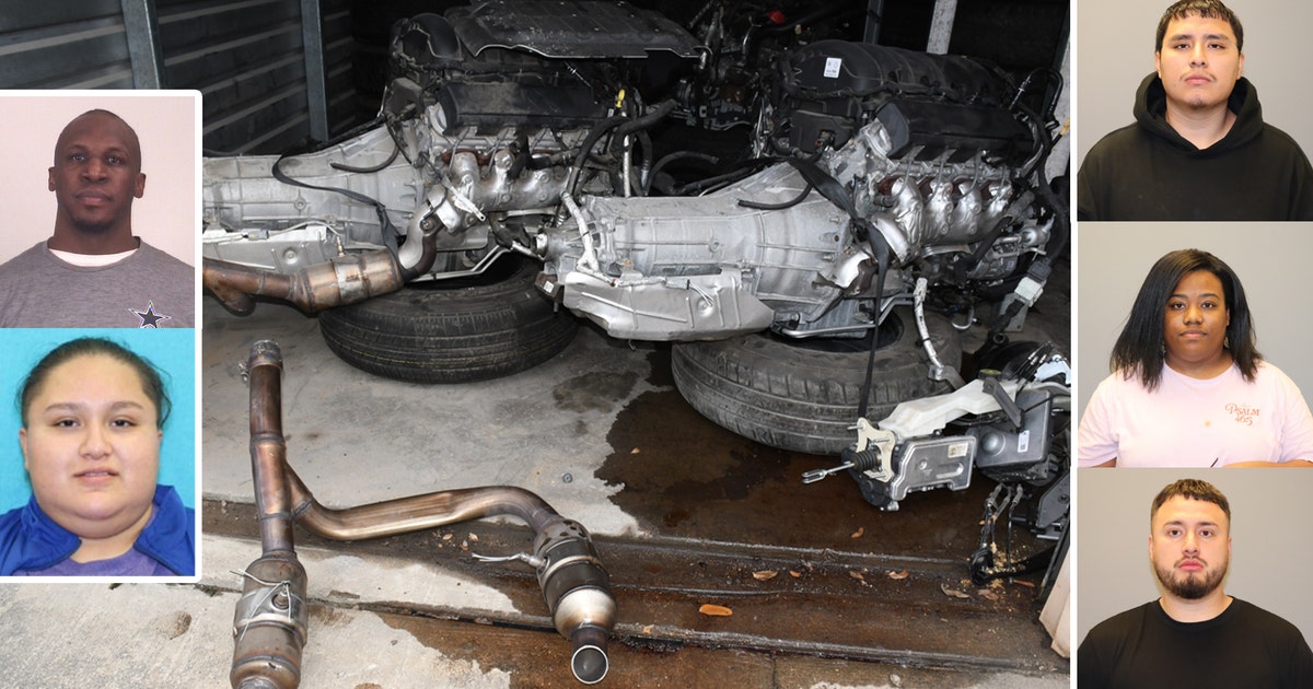 Grapevine Police arrest 5, recover multiple stolen vehicles in auto theft ring