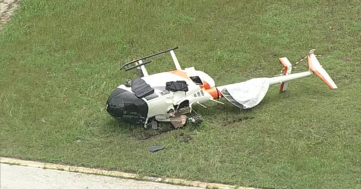 Helicopter crashes in Denton County near Texas Motor Speedway