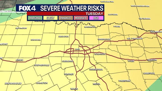 Dallas weather: Severe storms, large hail threaten DFW ahead of holiday weekend