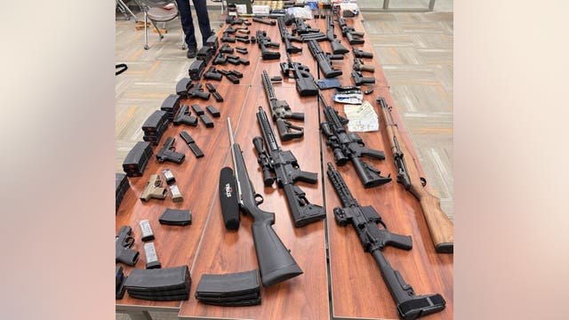 27 firearms recovered by Terrell Police after U-Haul traffic stop