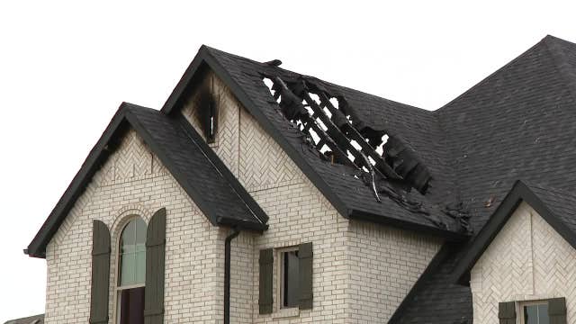 McKinney house fire caused by lightning strike during Tuesday’s storms