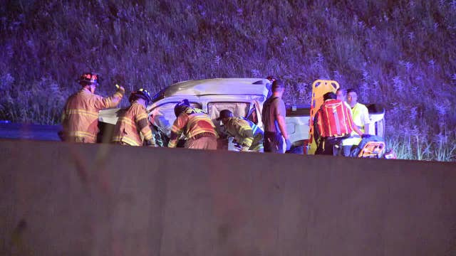 One dead, another hospitalized after early morning wrong-way crash on Highway 121