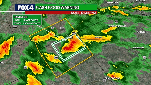 Dallas weather: Severe thunderstorm, flash flood warnings issued as heavy rain pounds North Texas