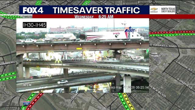 18-wheeler crash closes I-30 in Dallas