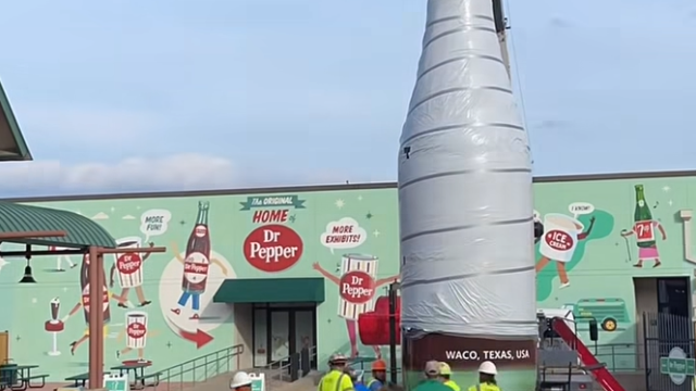 Dr Pepper Museum to unveil world's largest Dr Pepper bottle at 35 anniversary 'birthday bash'