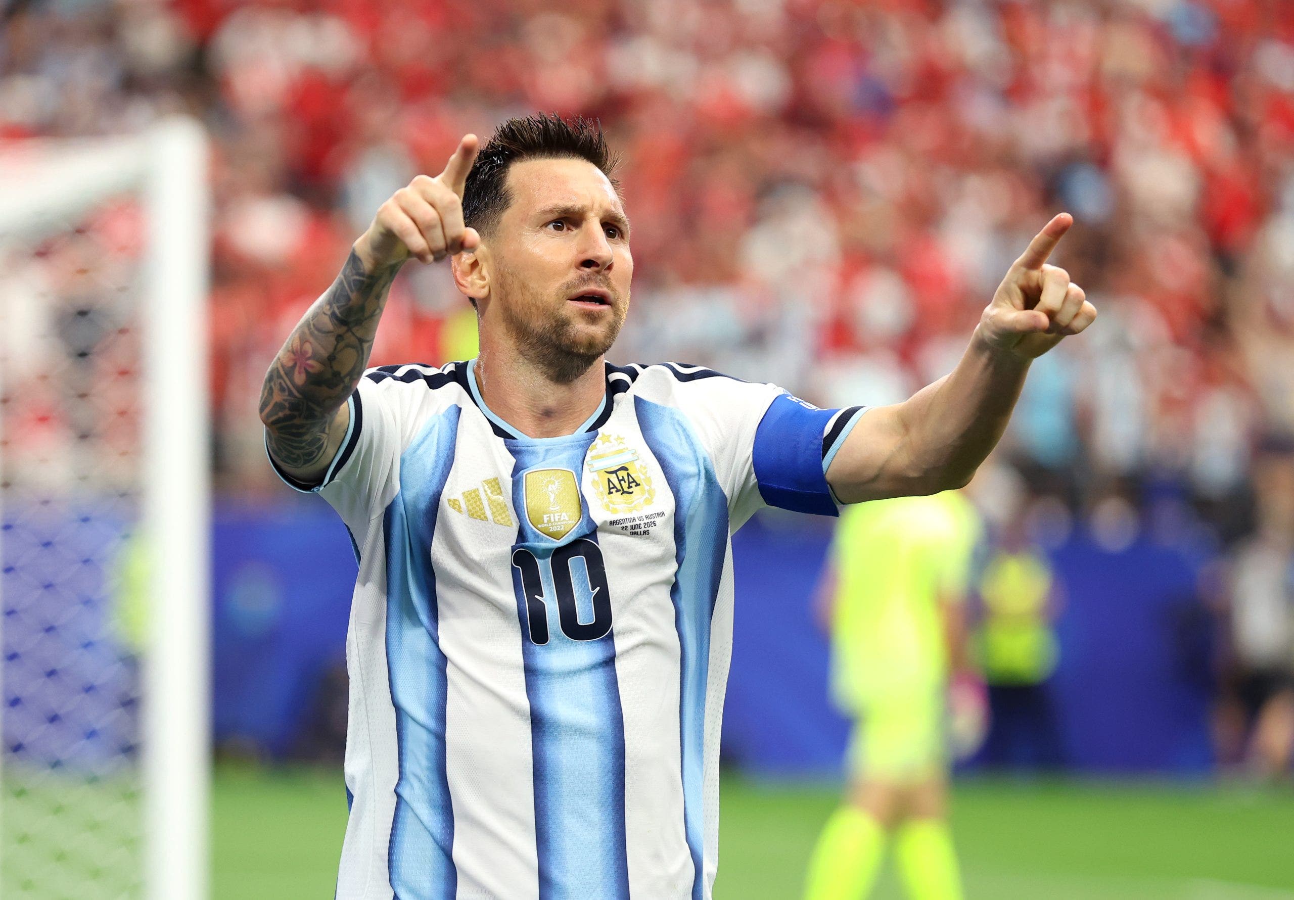 Argentina’s Lionel Messi makes World Cup history in Texas