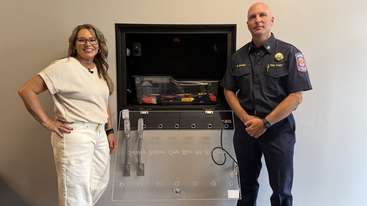 Newborn baby surrendered at Ennis fire station