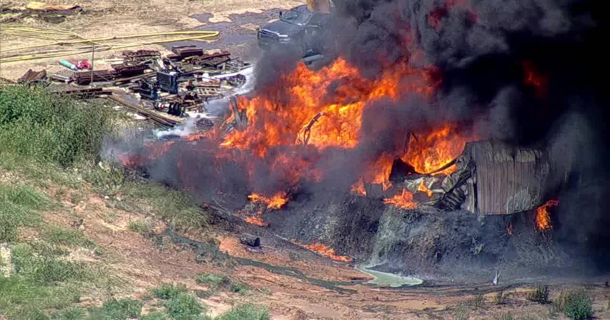 Welding sparks large warehouse fire at Forest Hill recycling plant, fire chief says