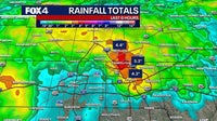 Dallas Weather: Storms drop 4-5 inches of rain in parts of Dallas-Fort Worth