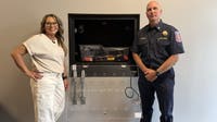 Newborn baby surrendered at Ennis fire station