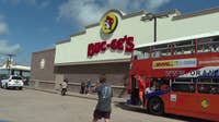 Netherlands soccer fans bring massive orange block party and iconic bus to Dallas