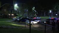 Dallas shooting: Woman killed in crossfire in courtyard of condo complex