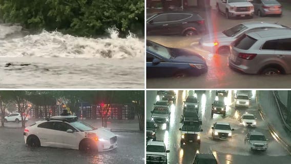 Dallas weather: Drivers, Waymos struggle with heavy Friday rain