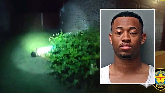 Man shot in face during Fort Worth drive-by shooting, suspect shoots at police officers
