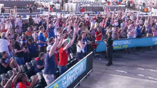FIFA Fan Fest in Dallas opens just in time for Team USA's first goal
