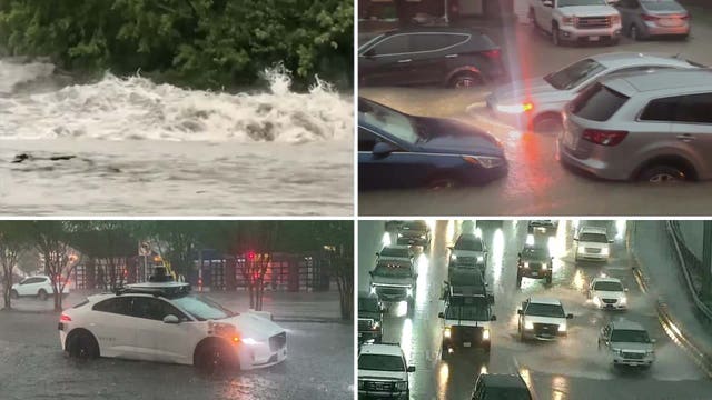 Dallas weather: Drivers, Waymos struggle with heavy Friday rain