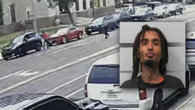 Knife-wielding man shot while carjacking family outside Texas courthouse, prosecutors say