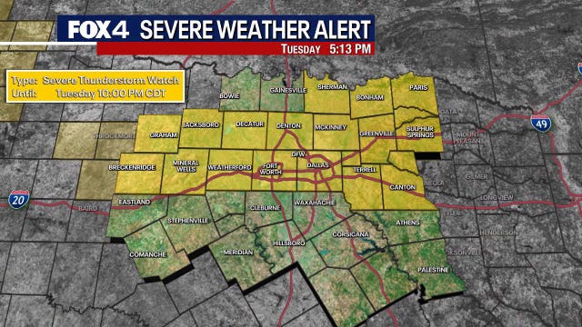 Dallas weather: Severe Thunderstorm Watch ended early