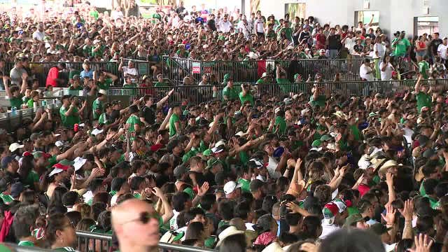 Thousands watch Mexico beat South Korea at FIFA Fan Festival Dallas