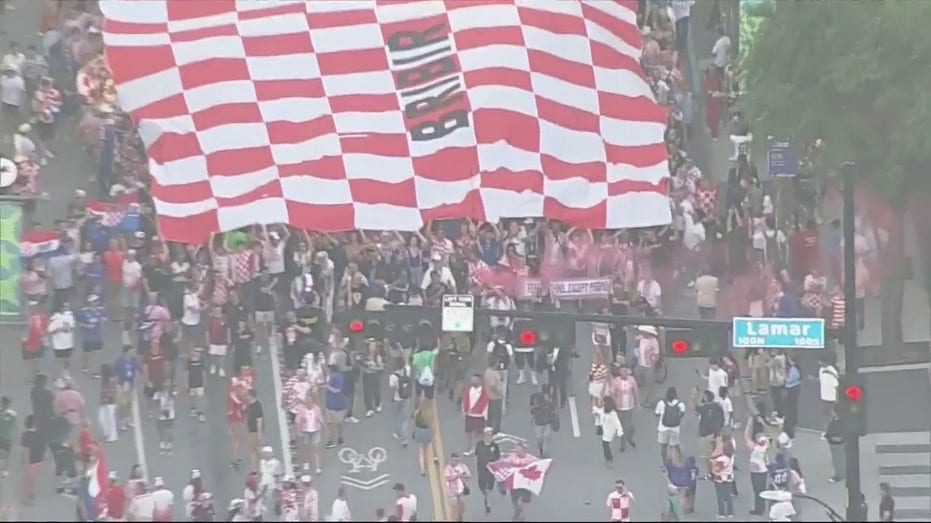 Croatia fans take over Texas for Downtown Dallas parade ahead of World Cup match — FOX 4 Dallas