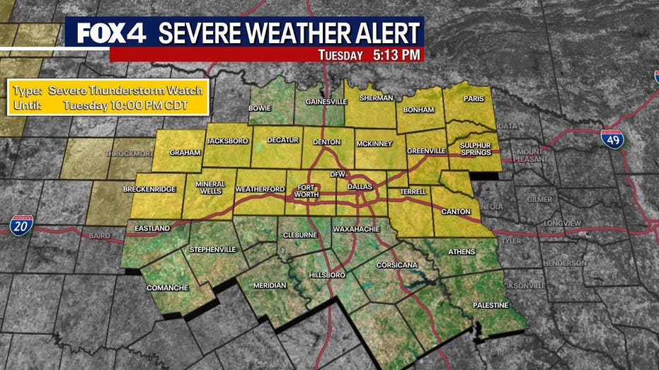 Dallas weather: Severe Thunderstorm Watch expanded, bringing flooding and wind threats — FOX 4 Dallas