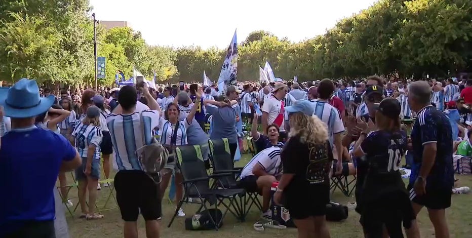 Argentina fans to take over Klyde Warren Park before World Cup match