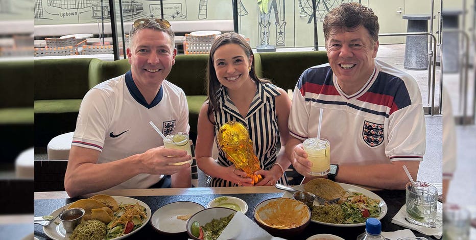 England superfan tries Tex-Mex for first time during World Cup trip to North Texas