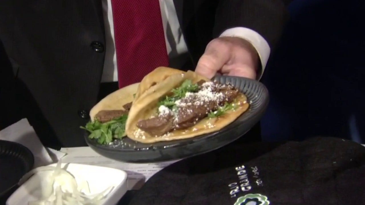 Spicy Chili Oil Steak Tacos, World Cup Guacamole, Watermelon Agua Fresca