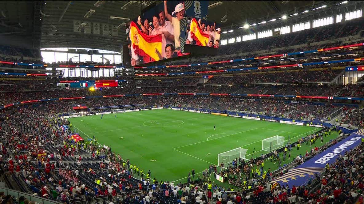LIVE | France vs. Spain World Cup Semi-Final at Dallas Stadium