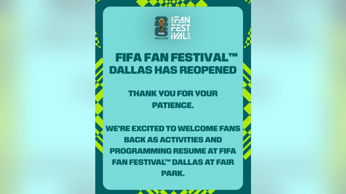FIFA Fan Festival Dallas reopens after lightning forces temporary weather delay
