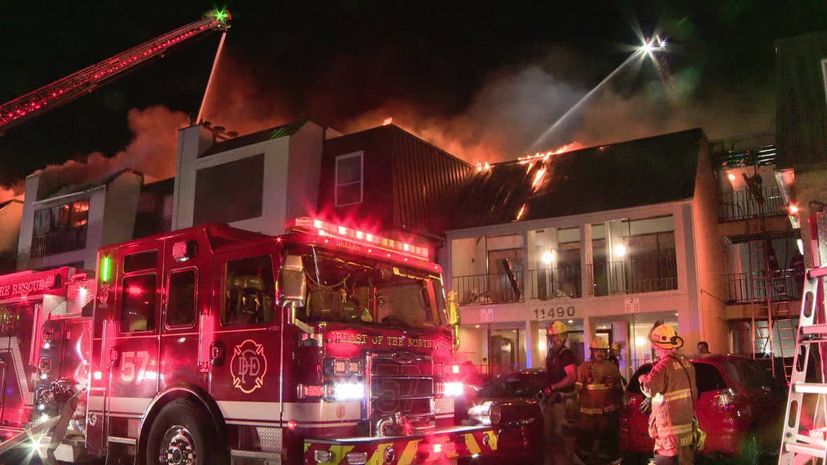 3-alarm Dallas condo fire displaces 45 residents