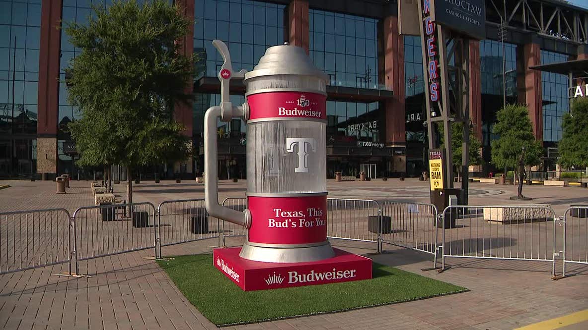 Texas Rangers set Guinness World Record for largest glass of beer