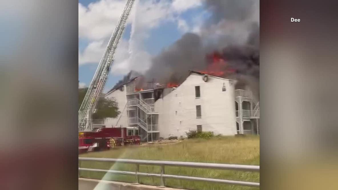 Mesquite fire destroys apartment building, displacing 15 residents
