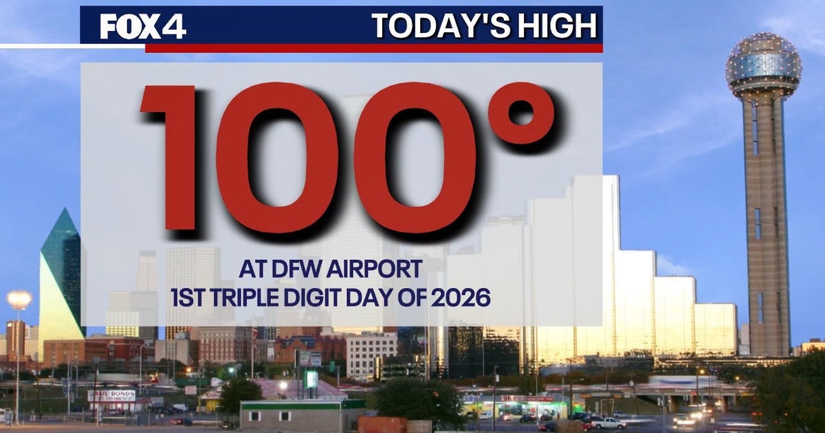 Dallas Weather: Tuesday was the first 100-degree day of the year